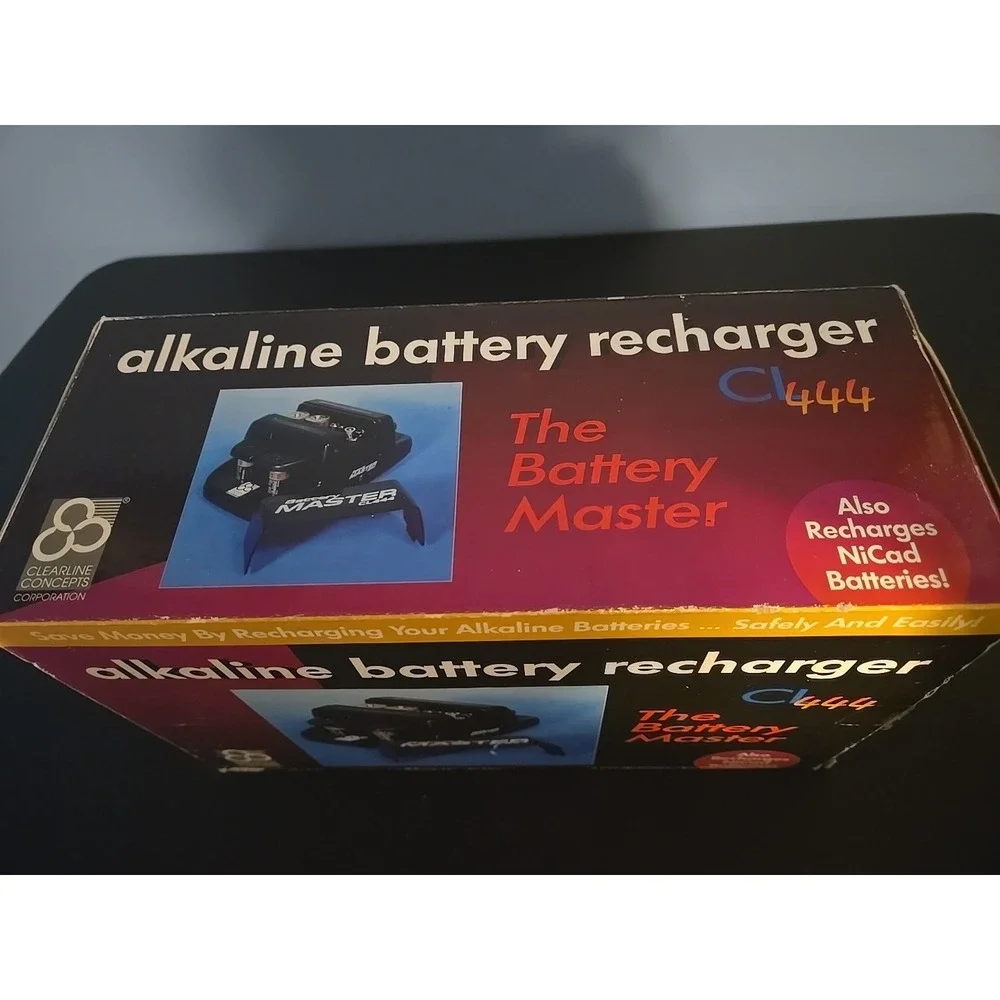 clear concepts alkaline battery Recharger The Battery Master CL444